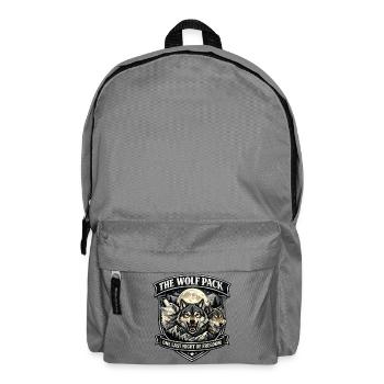 Wolfpack JGA: One Last Night of Freedom Emblem - Backpack - elephant grey - Front