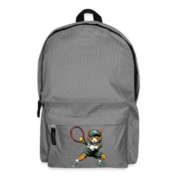 Tennis Katze - Rucksack - Mittelgrau - Vorne