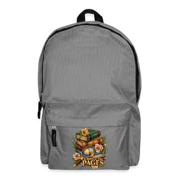 Clues in the Pages - Backpack - elephant grey - Front