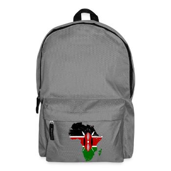 Kenia_Flagge_Afrika_used_used - Sac à dos - gris éléphant - Devant