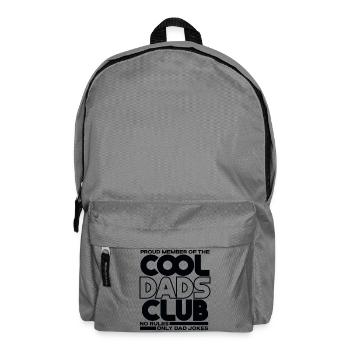 Cool Dads Club - Papa Vatertag Geschenk - Rucksack - Mittelgrau - Vorne