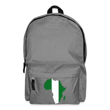 Niger Flagge Afrika - Rucksack - Mittelgrau - Vorne