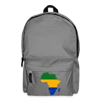 Gabon_Flagge_Afrika_used - Backpack - elephant grey - Front