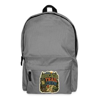 GEOCACHE TRAIL CREW - Rucksack - Mittelgrau - Vorne