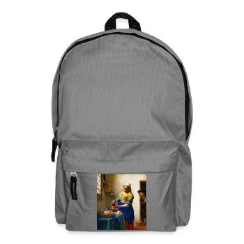 La laitière rencontre le jeune Rembrandt - Sac à dos - gris éléphant - Devant