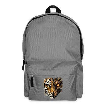 Visage de Tigre Dragon - Sac à dos - gris éléphant - Devant