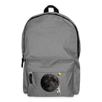 Astronaut and Moon Balloon - Rucksack - Mittelgrau - Vorne