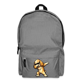 Dabbing American Cocker Spaniel - Backpack - elephant grey - Front