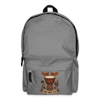 HAND DRUM CALM - Backpack - elephant grey - Front