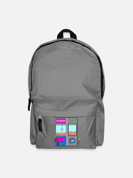 Greifautomat mit Gehirnen Arcade Zombie Humor - Rucksack - Mittelgrau