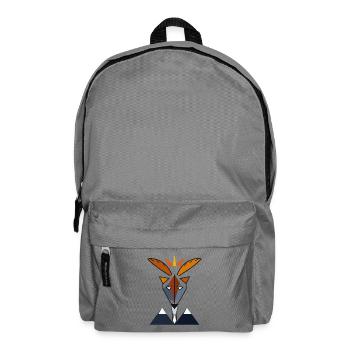 Hirsch - Rucksack - Mittelgrau - Vorne