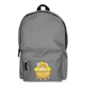 Meerschweinchen Blond Glamour - Rucksack - Mittelgrau - Vorne