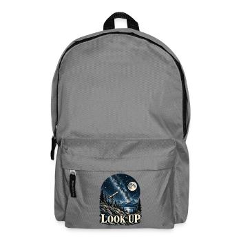 Look Up Astronomie Sternenhimmel - Rucksack - Mittelgrau - Vorne