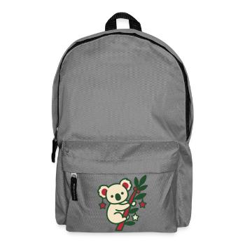 Koala Weihnachten Clipart - Rucksack - Mittelgrau - Vorne