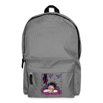 Raffael's Teuflischer Nachttraum nit Fledermaus - Rucksack - Mittelgrau - Vorne