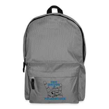 Volksmusik , Volksfest , Fun Shirt , Sex Drugs(25) - Rucksack - Mittelgrau - Vorne