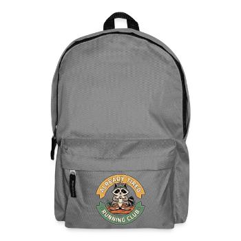 Raccoon Running Club - Rucksack - Mittelgrau - Vorne