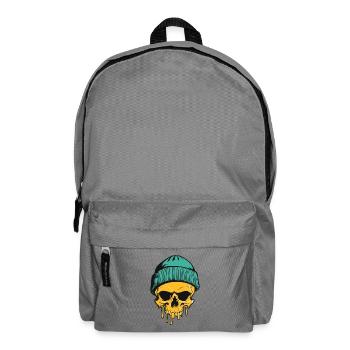 skull - Backpack - elephant grey - Front