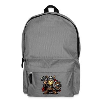 Wikinger Zwerg - Rucksack - Mittelgrau - Vorne