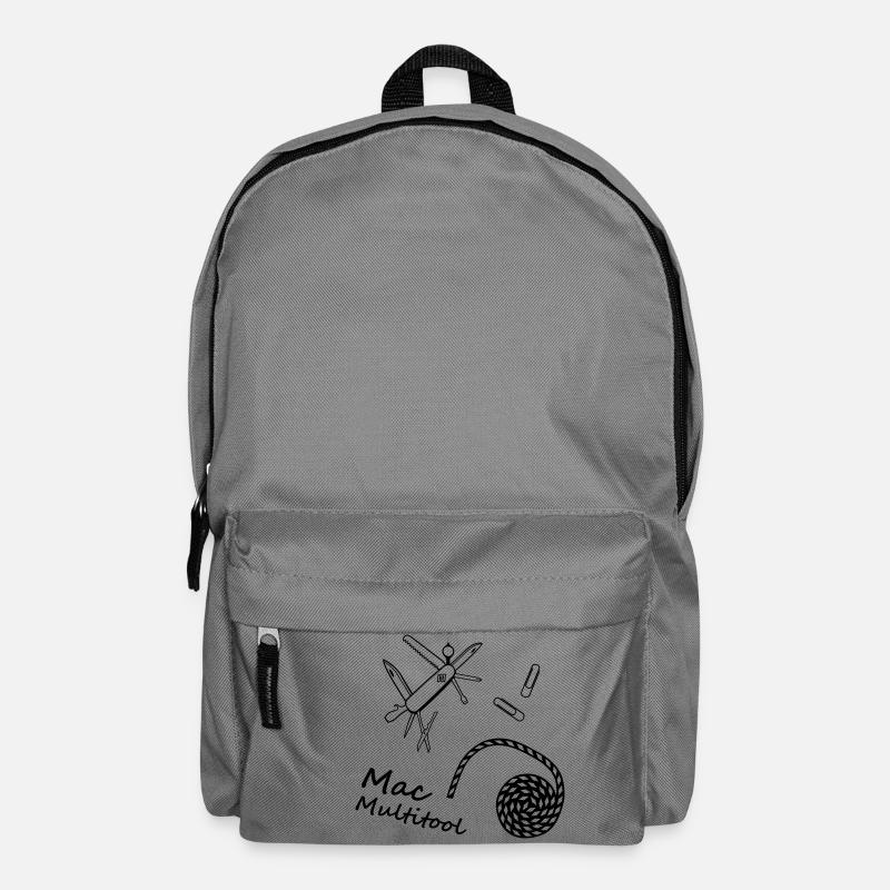 Multitool penknife paperclip Funny - Backpack - elephant grey