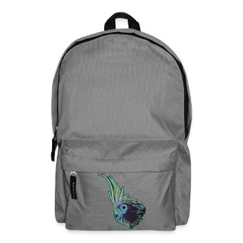Men's Premium Longsleeve Shirt - Backpack - elephant grey - Front