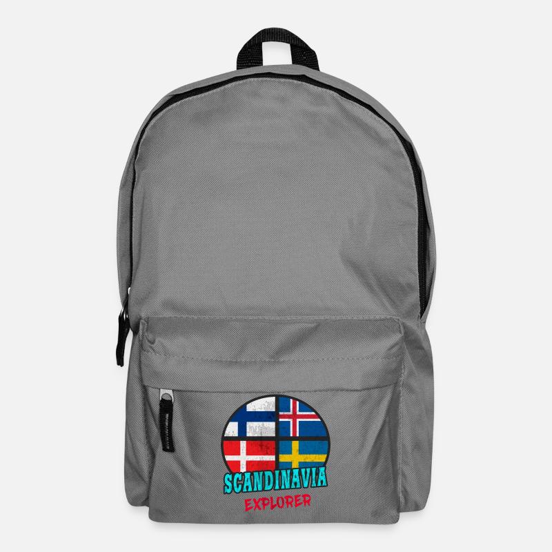 Scandinavia Explorer / Skandinavien / Geschenk - Rucksack - Mittelgrau