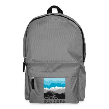 roadbike nature landscape love bike road bike - Backpack - elephant grey - Front
