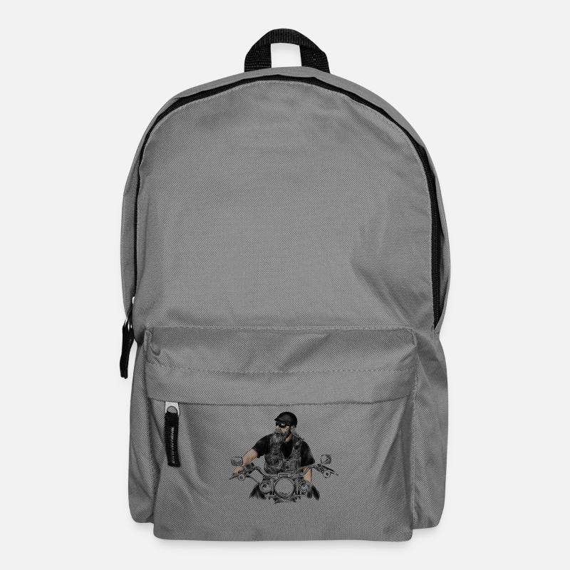 Biker - Rucksack - Mittelgrau