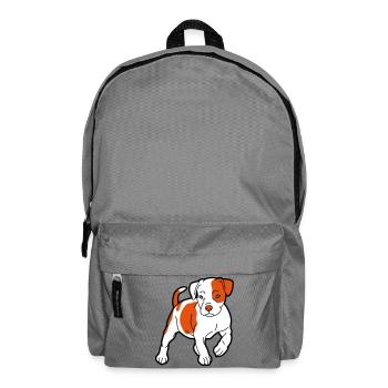 american staffordshire terrier - Backpack - elephant grey - Front