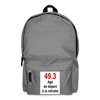 49.3 - Sac à dos - gris éléphant - Devant