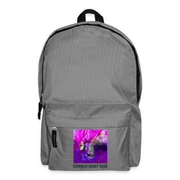 Summer NightRain Abstract - Backpack - elephant grey - Front