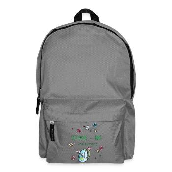 Schule, Einschulung - Rucksack - Mittelgrau - Vorne
