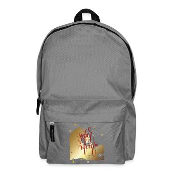 super mom, Muttertag - Rucksack - Mittelgrau - Vorne