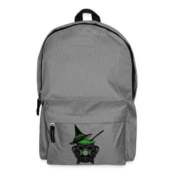 Hexenkessel Hexenhut Hexen Walpurgisnacht - Rucksack - Mittelgrau - Vorne
