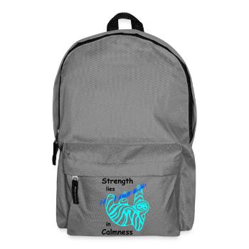 faultier calmness - Rucksack - Mittelgrau - Vorne