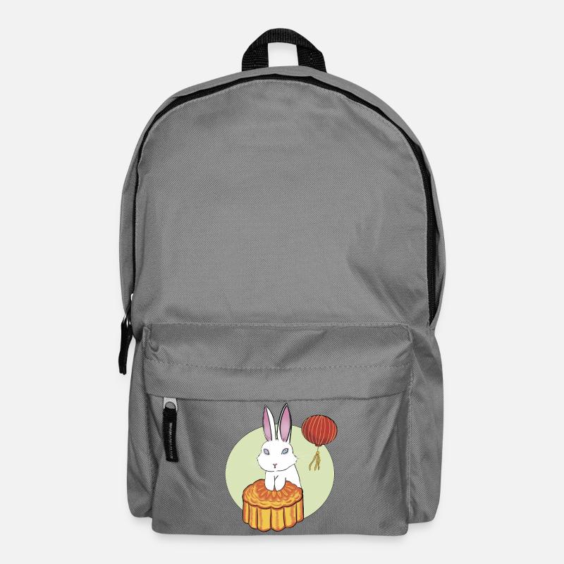 Mondkuchen Hase - Rucksack - Mittelgrau