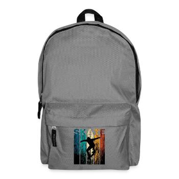 Skateboarder Skating Skateboard - Sac à dos - gris éléphant - Devant