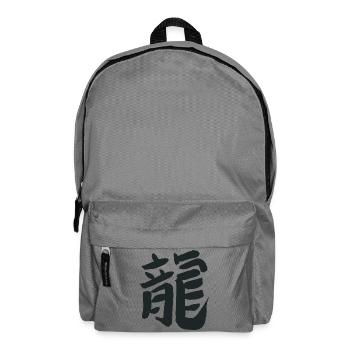 Dragon (Chinese) Zodiac Calligraphy - Backpack - elephant grey - Front