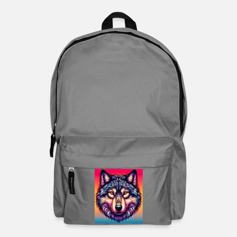 Loup - Sac à dos - gris éléphant