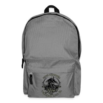 Motorcycle Biker Chopper Skeleton - Backpack - elephant grey - Front