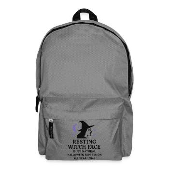 Halloween - Witch - Backpack - elephant grey - Front