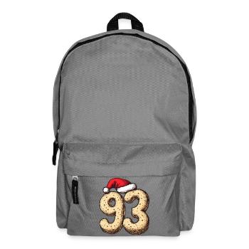 93 Number Cookie Christmas - Backpack - elephant grey - Front