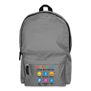 La science suscite la curiosité - Sac à dos - gris éléphant - Devant