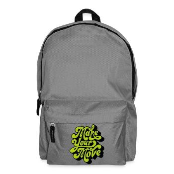 Mach deinen Zug - Rucksack - Mittelgrau - Vorne