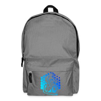 Roadbike motif with recognition value - Backpack - elephant grey - Front