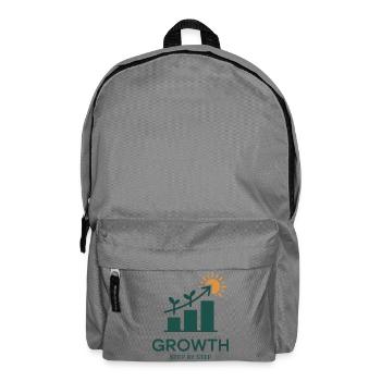 Growth Step by Step – Success & Growth - Backpack - elephant grey - Front