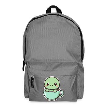Cute Turtle - Kawaii Style - Backpack - elephant grey - Front