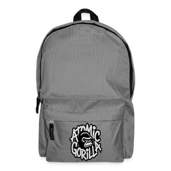 Atomic Gorilla Graffiti Emblem - Backpack - elephant grey - Front