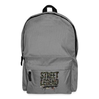 Street Legend Camouflage Schriftzug Car Tuning - Rucksack - Mittelgrau - Vorne
