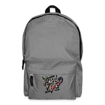 Turbo Life Camo Motiv für JDM Fans Männer Jungs - Rucksack - Mittelgrau - Vorne